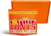 EK brievenbusgeschenk; Tony's chocolonely tiny tony's karamel-zeezout