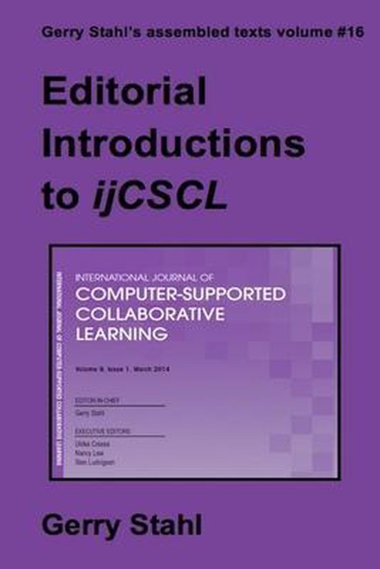 Introductions to ijCSCL - cover