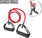 Iron Gym Weerstandsband Tube Trainer Verstelbaar - Fitness Elastiek