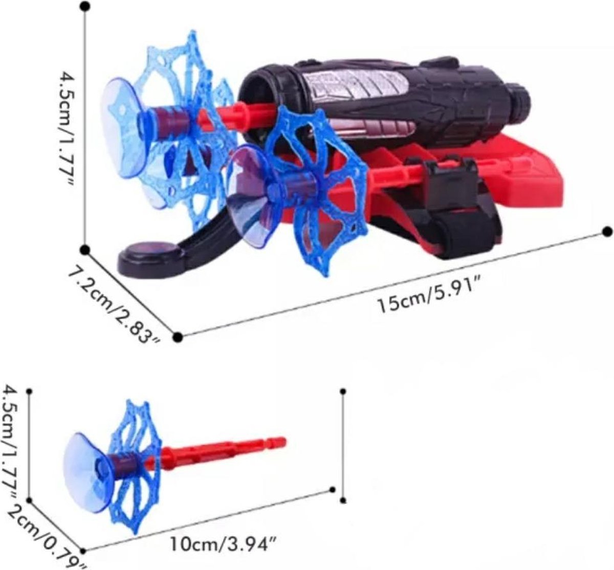 Marvel Webhandschoen Spider-man Blauw/rood