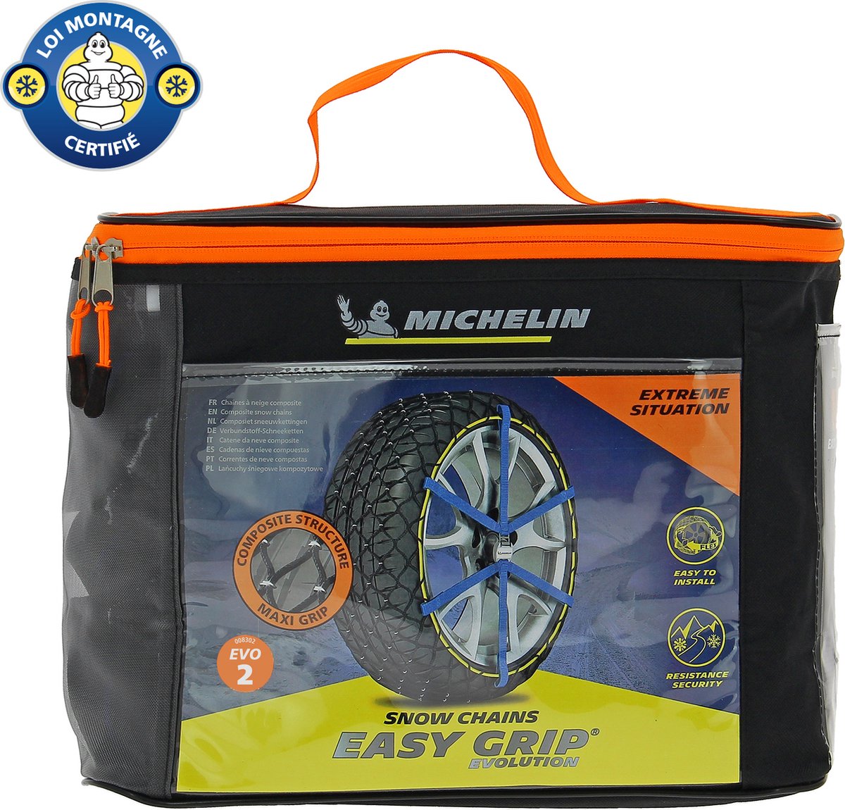 Michelin Easy Grip Evolution - 2 Sneeuwkettingen - EVO2