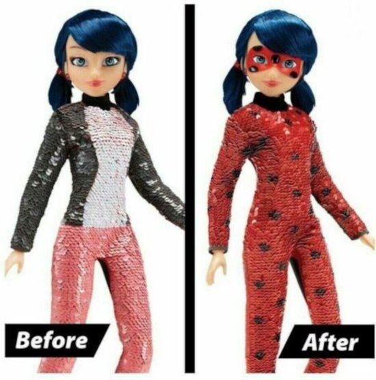 Miraculous - Pop Wonderbaarlijke mode flip marinette naar lieveheersbeestje van Merkloos — afbeelding 2