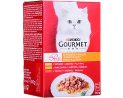 Kattenvoer Purina Gourmet Kip Pauw Eend 6 x 50 g