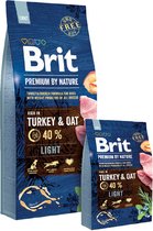 Brit Premium by Nature hondenvoer Light 15 kg - Hond