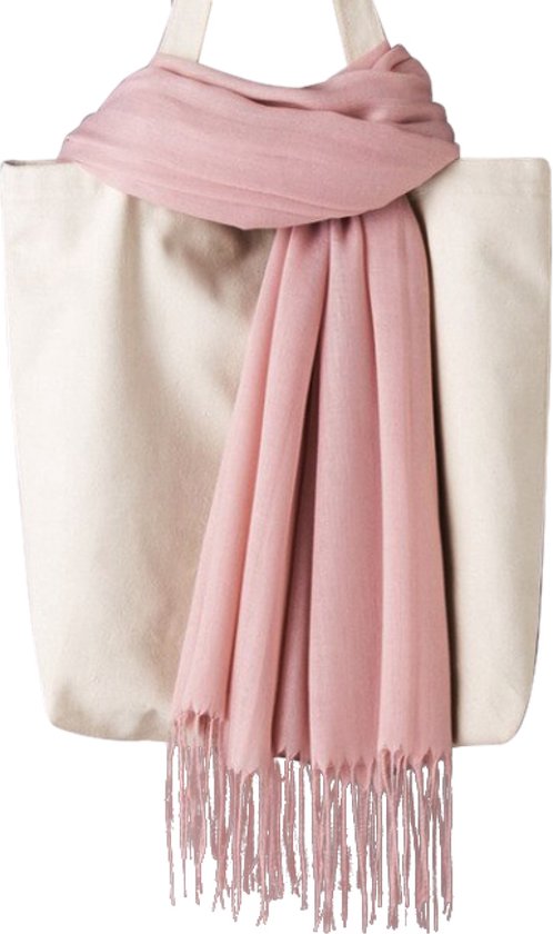 Écharpe Hidzo - 200cm / 70cm - Coton - Rose clair