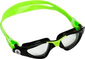 Aquasphere Kayenne Junior - Zwembril - Kinderen - Clear Lens - Zwart/Lime