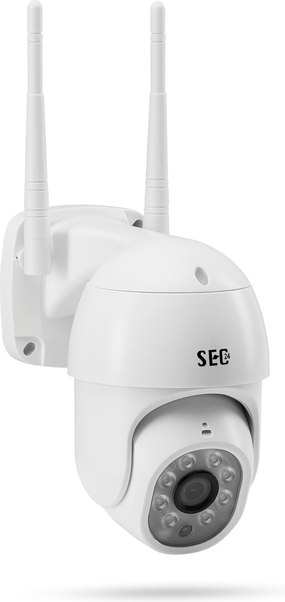 SEC24 CAM216W Dome Camera wit - IP Camera draai- en kantelbaar voor buiten - FHD 1080P - Kleuren nachtzicht – foto 7