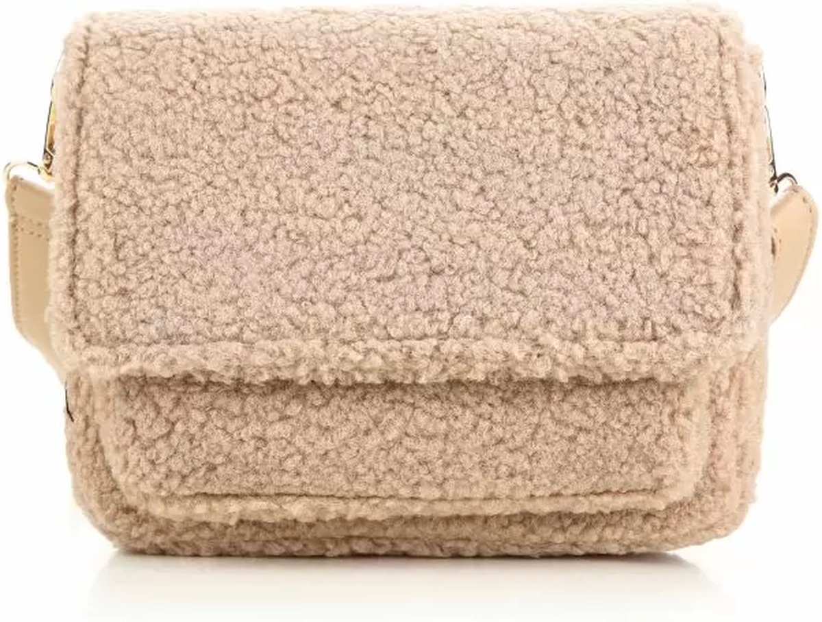 Michelle Bijoux Tas Teddy Voorvak Khaki