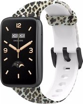 Siliconen Smartwatch bandje - Geschikt voor Lucky Leopard Xiaomi Smart Band 7 Pro bandje - Strap-it Horlogeband / Polsband / Armband