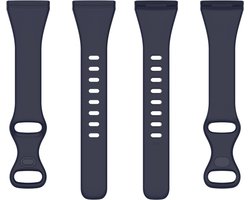 Siliconen bandje - geschikt voor Fitbit Versa 3 / Versa 4 / Sense - donkerblauw