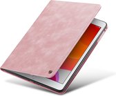 Casemania Hoes Geschikt voor Apple iPad Air 2 - 9.7 inch (2014) Pale Pink - Book Cover
