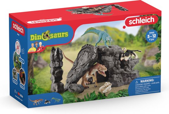 Schleich - Kit de dinosaures avec grotte