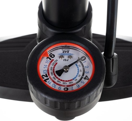Fietspomp - Vloerpomp - Analoge Drukmeter van AVENURA — afbeelding 4