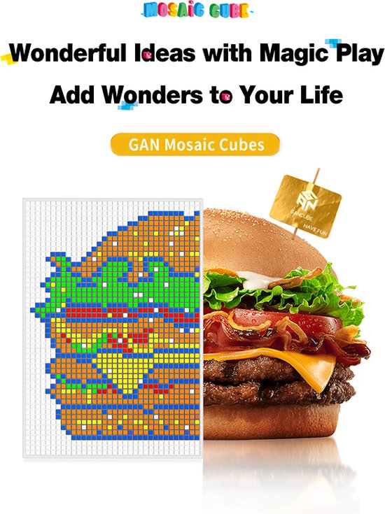 Thumbnail van een extra afbeelding van het spel Gan Mosaic Cubes