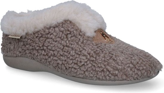 Hush Puppies -Dames taupe donker pantoffels maat 37 bol
