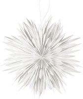 Delight Department flocon étoile blanc - Papier - Décorations de Noël - 30cm