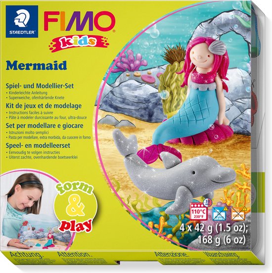 FIMO kids 8034 - ovenhardende boetseerklei - form&play - Zeemeermin