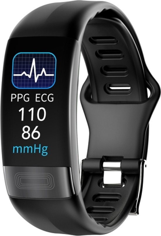 P11 Plus 0.96 inch Screen ECG HRV Smart Health Bracelet Support Body Temperature bol