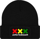 EVERY LITTLE THING IS GONNA BE ALRIGHT chapeau - Zwart - Bonnet - Taille unique - Unisexe - Ajax 020 Amsterdam - Bob Marley - Rastabirds - Rastafari - Sports d'hiver - Bonnet après-ski - Original Kwoots