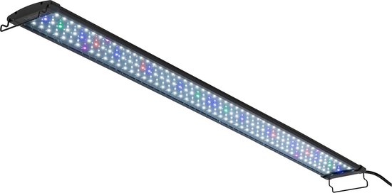 vidaXL Lampe à LED pour aquarium 100-110 cm aluminium IP67