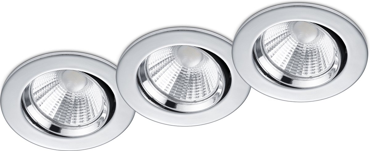 TRIO PAMIR - Inbouwverlichting - Chroom - SMD LED - Binnenverlichting - Draaibaar
