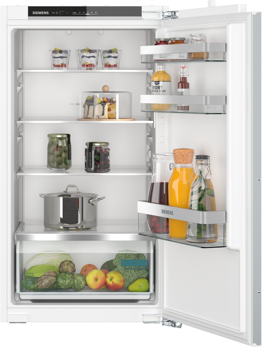 Bol.com Siemens KI31R2FE0 | iQ300 | Inbouw koelkast 102.5 x 56 cm Vlakscharnier aanbieding