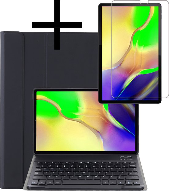 Samsung Galaxy Tab 10.1 2019 Toetsenbord Hoes Met Screenprotector Samsung Galaxy Tab...
