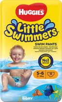 Huggies Little Swimmers - zwemluiers - maat 5/6 - (12 tot 18 kg) - voordeelverpakking - 66 stuks (6x11)
