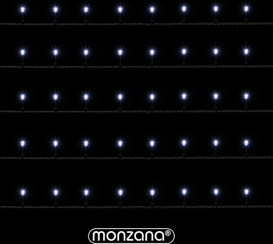 Monzana Lichtsnoer 600 LEDS – Afstandsbediening Timer – Koud Wit