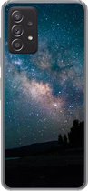 Geschikt voor Samsung Galaxy A33 5G hoesje - Sterren - Planeten - Melkweg - Jongens - Meisjes - Kinderen - Siliconen Telefoonhoesje
