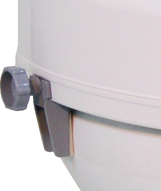 Drive Medical Toiletverhoger Ticco - 10 cm verhoging - met deksel - Eenvoudige montage - tot 225Kg - Drive Devilbiss Healthcare