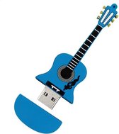128GB 3.0 Elektrische gitaar usb stick Blauw