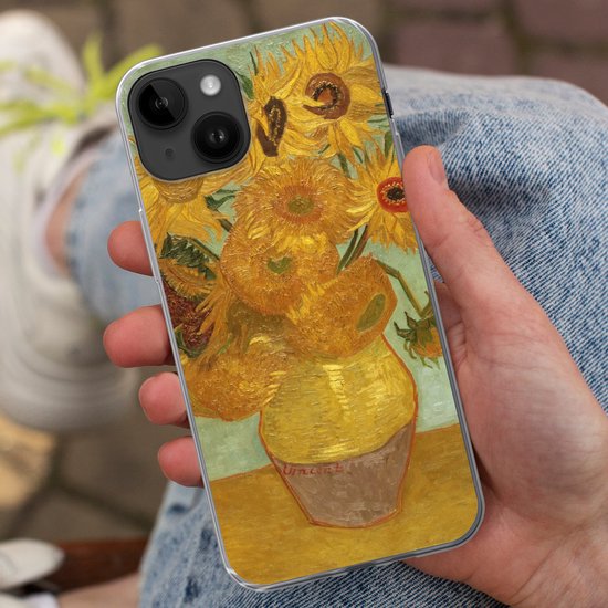 Apple iPhone 14 Plus - Coque souple - Tournesols - Vincent van Gogh - Coque en Siliconen pour téléphone