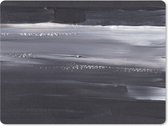 Muismat Groot - Verf - Abstract - Zwart - 40x30 cm - Mousepad - Muismat
