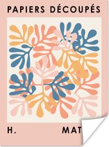 Poster Matisse - Planten - Pastel - Natuur - 120x160 cm XXL - Kamer decoratie tieners