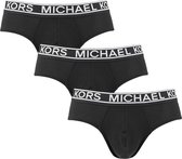 Michael Kors Slip taille basse en mesh 3P noir - M