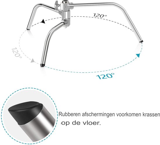 Neewer® - Statief met Boom Arm Pro - 100% roestvrij staal - Zwaar