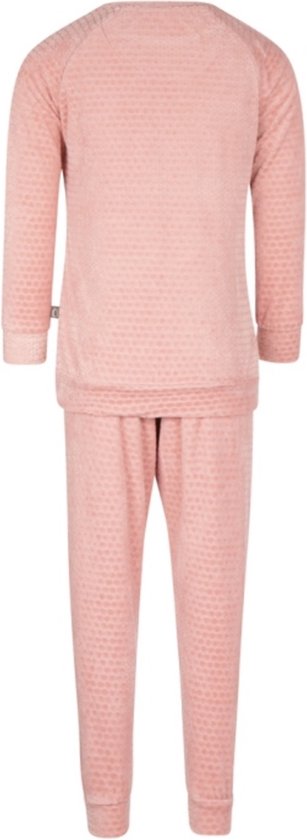 Charlie Choe meisjes velours pyjama Animal Old Pink