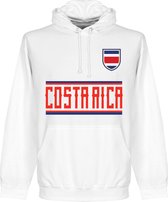 Costa Rica Team Hoodie - Wit - Kinderen - 128