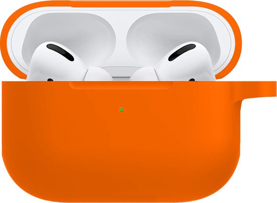 Coque adaptée à la coque AirPods Pro Coque en Siliconen - Coque adaptée à la coque AirPods Pro - Oranje