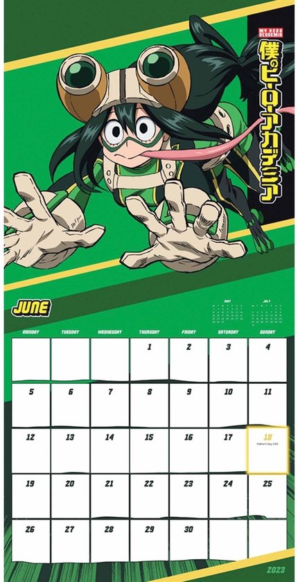 Calendrier My Hero Academia 2023 | bol.com