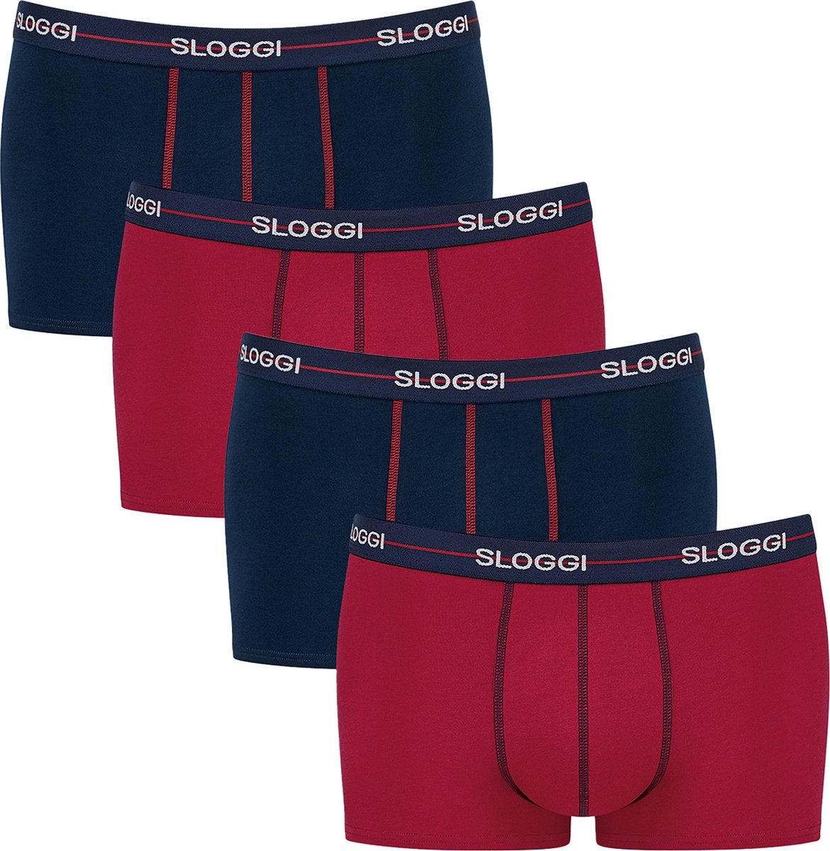 sloggi Heren retro short / pant 4 pack Start