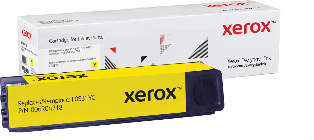 Everyday Geel Cartridge vervangt de HP L0S31YC, Extra hoog rendement (006R04218)