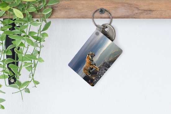 Porte-clés - Tigre - Berg - Nature - Paysage - Cadeaux - Plastique