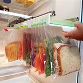 koelkast-organizer boxen - Vershoud zak - tassen Eenvoudige koelkast-organizer - Vacuümzakken – Vacuüm Opbergzakken - Organiseert 10 tassen