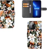 Hoesje geschikt voor iPhone 13 Pro Dark Flowers