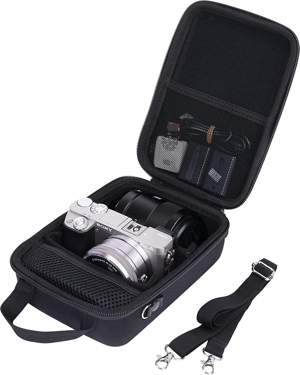 格安モール GoScope Alpha Hardshell Go Case for Sony 6000 6300 6500 with 18-105mm  Lens (Black) [並行輸入品]：アトリエ絵利奈 TV・オーディオ・カメラ