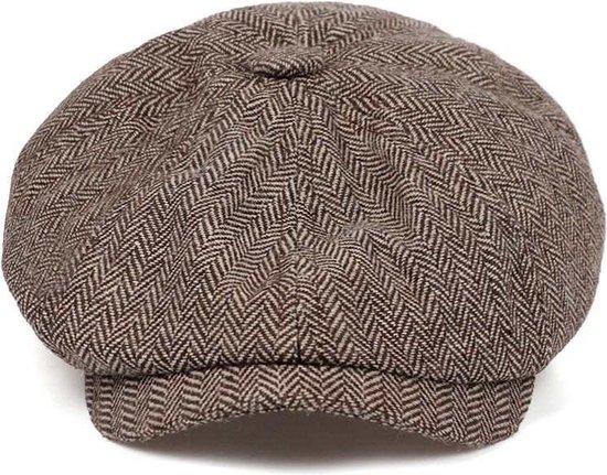 Béret - Casquette Plate - Homme ou Femme Tweed pour Loisir Voyage