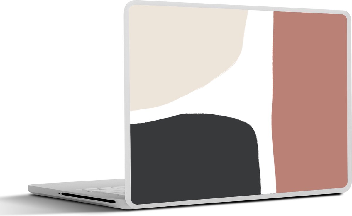 Laptop sticker - 15.6 inch - Pastel - Abstract - Design - 36x27,5cm - Laptopstickers - Laptop skin - Cover