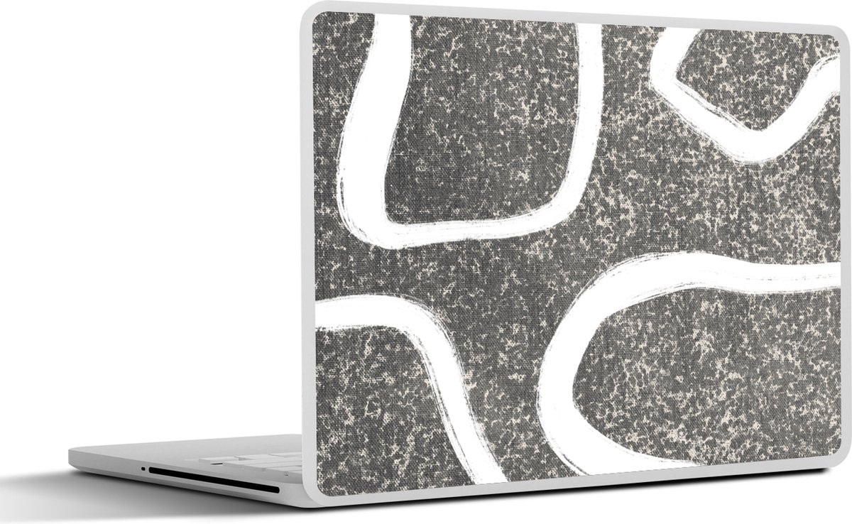 Laptop sticker - 10.1 inch - Abstract - Minimalisme - Design - 25x18cm - Laptopstickers - Laptop skin - Cover